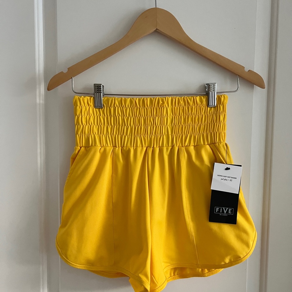 Women's Yellow dance/athletic Shorts adult xs